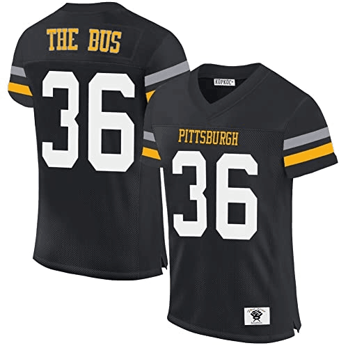 Men Pittsburgh Steelers #36 The Bus black 2024 Nike Limited NFL throwback Jersey